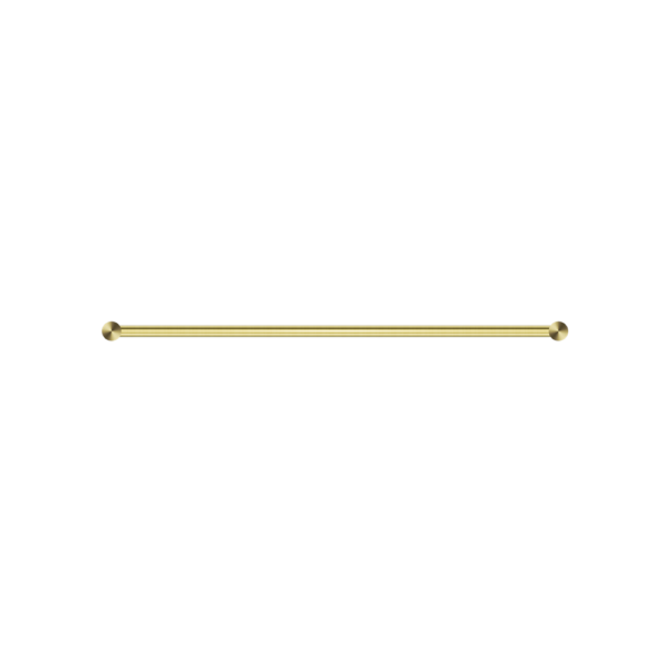 NEW MECCA SINGLE TOWEL RAIL 600MM BRUSHED GOLD