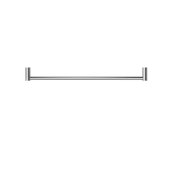 NEW MECCA SINGLE TOWEL RAIL 600MM CHROME