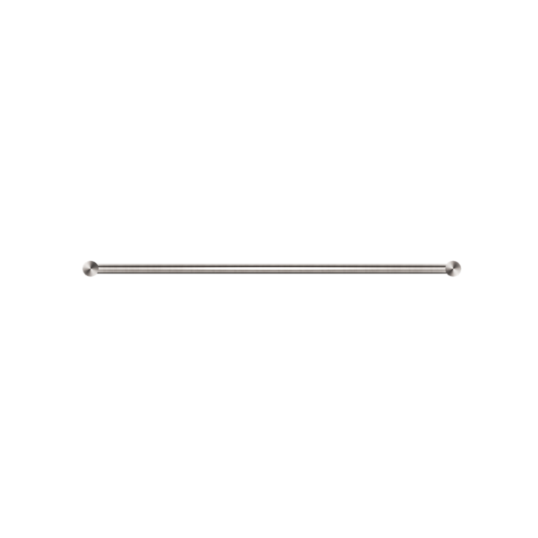 NEW MECCA DOUBLE TOWEL RAIL 600MM BRUSHED NICKEL