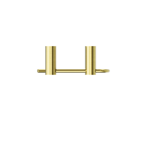 NEW MECCA TOILET ROLL HOLDER BRUSHED GOLD