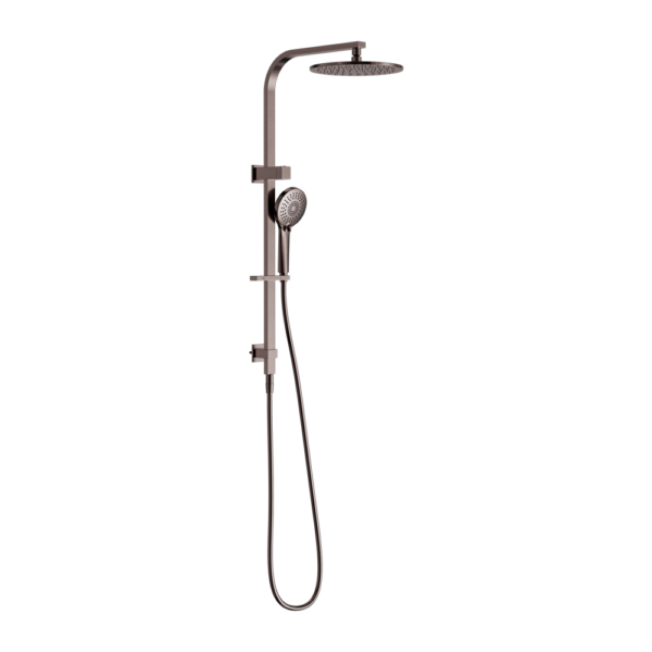 BIANCA TWIN SHOWER BRUSHED BRONZE