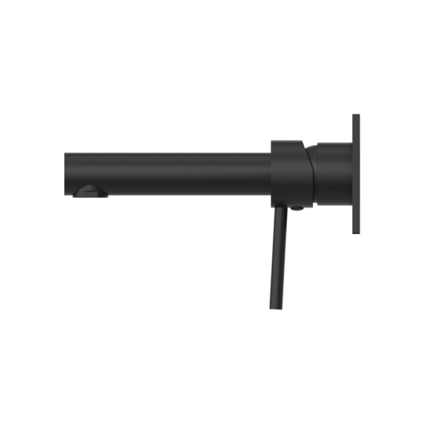 DOLCE WALL BASIN MIXER STRAIGHT SPOUT MATTE BLACK