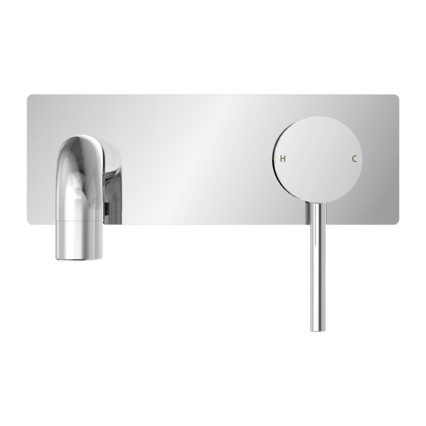 DOLCE WALL BASIN/BATH MIXER CHROME
