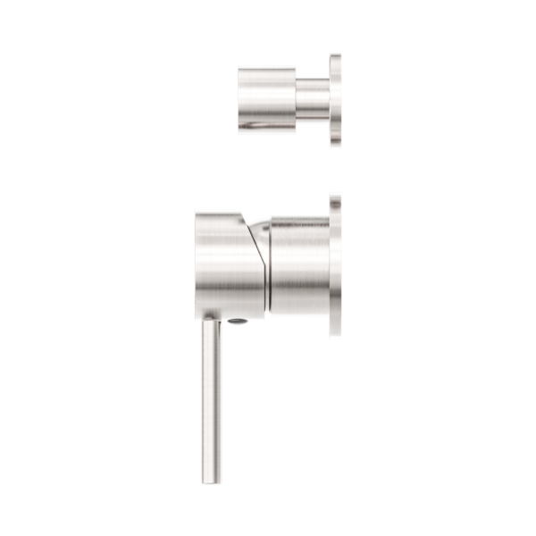 DOLCE SHOWER MIXER WITH DIVERTOR SEPARATE BACK PLATE BRUSHED NICKEL