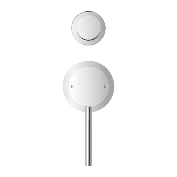 DOLCE SHOWER MIXER WITH DIVERTOR SEPARATE BACK PLATE CHROME