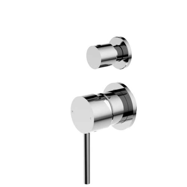DOLCE SHOWER MIXER WITH DIVERTOR SEPARATE BACK PLATE CHROME