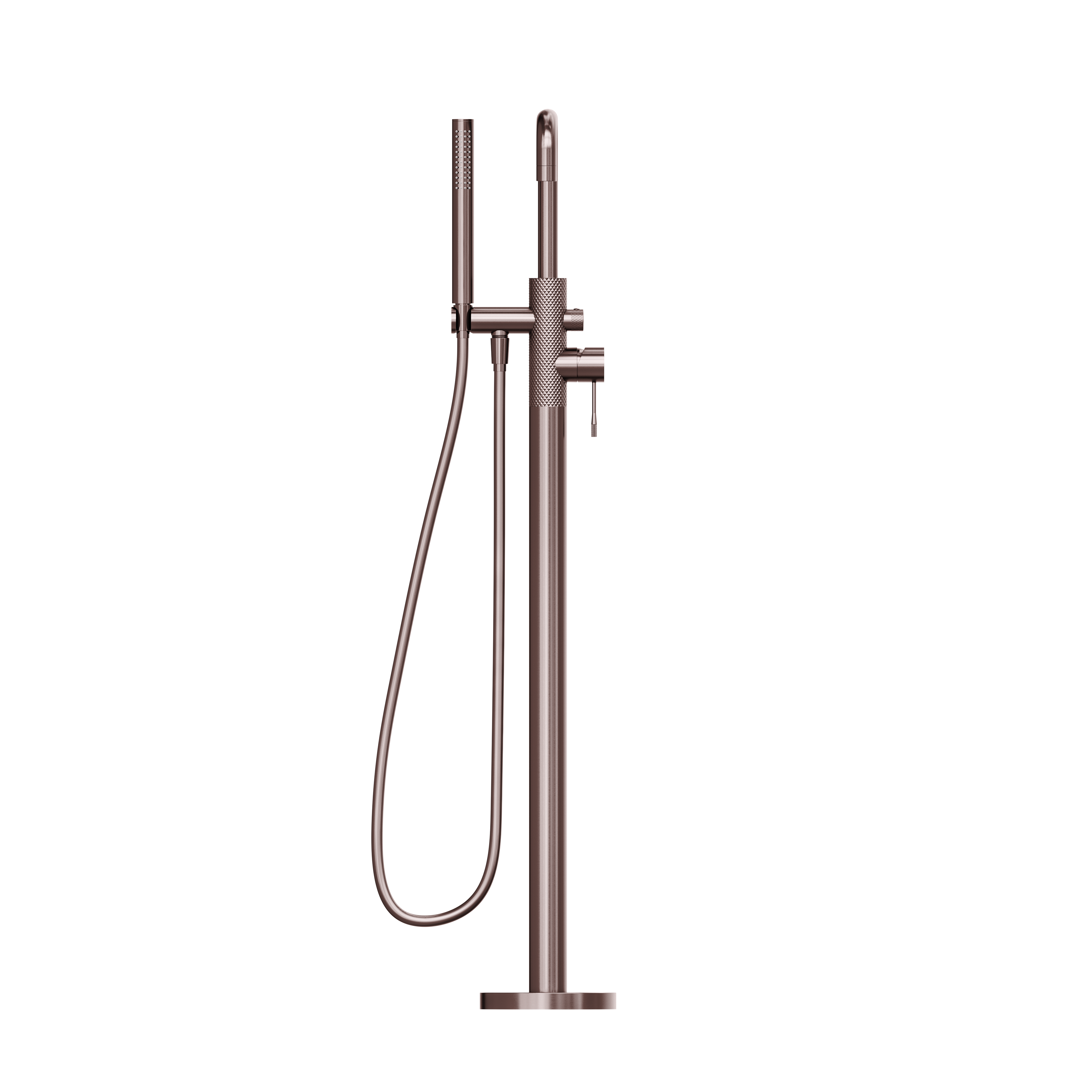 OPAL FREESTANDING BATH MIXER WITH HAND SHOWER BRUSHED BRONZE