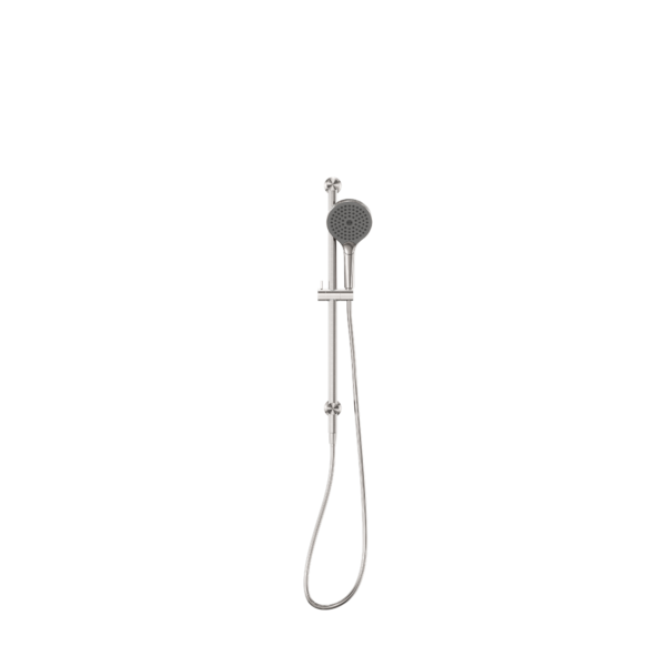 OPAL SHOWER RAIL WITH AIR SHOWER II BRUSHED NICKEL