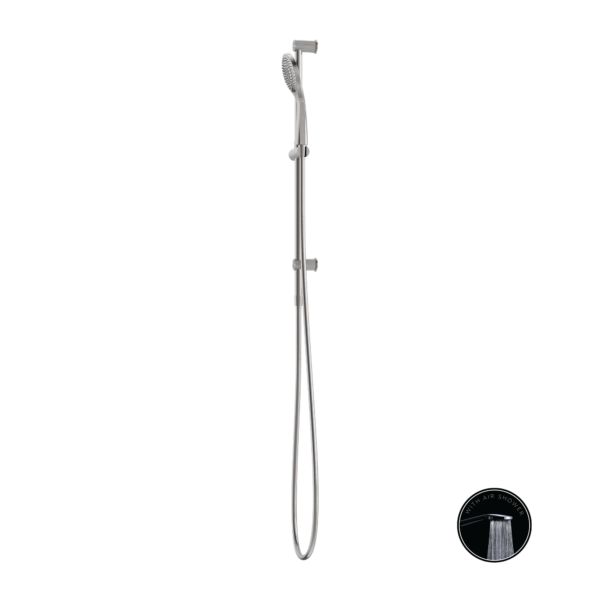 OPAL SHOWER RAIL WITH AIR SHOWER BRUSHED NICKEL