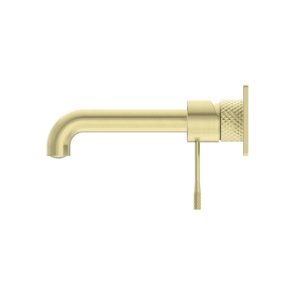 OPAL WALL BASIN/BATH MIXER 160MM BRUSHED GOLD