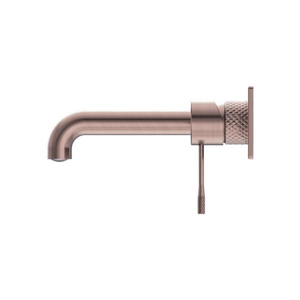 OPAL WALL BASIN/BATH MIXER 120MM BRUSHED BRONZE