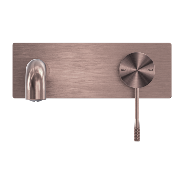 OPAL WALL BASIN/BATH MIXER 160MM BRUSHED BRONZE