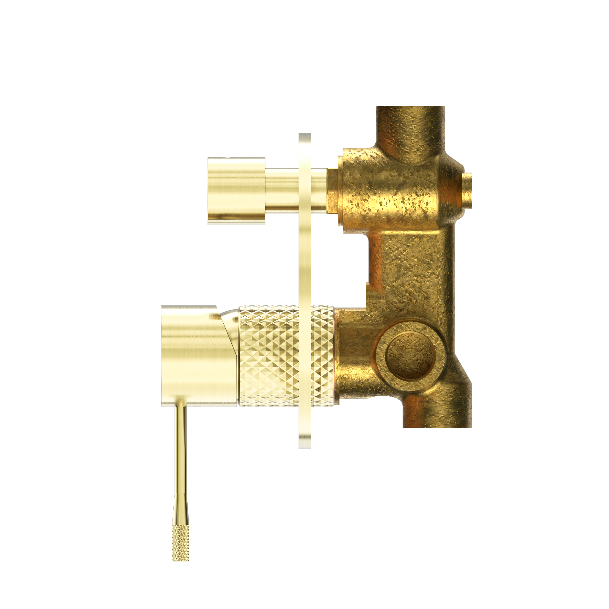 OPAL SHOWER MIXER WITH DIVERTOR BRUSHED GOLD