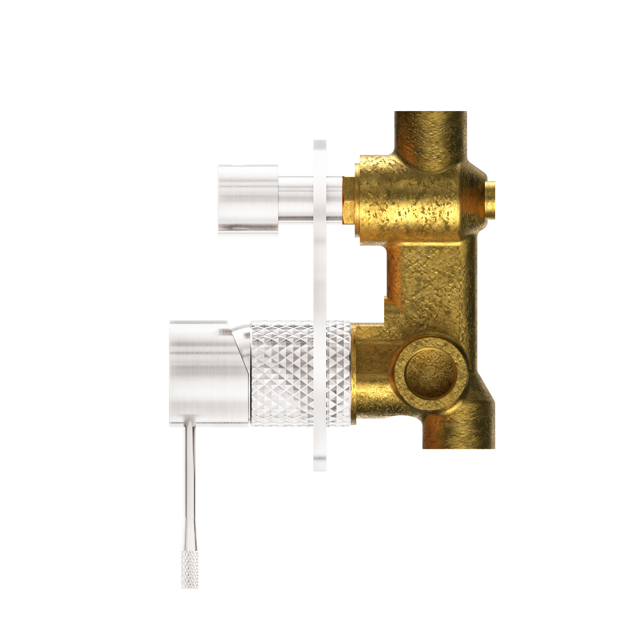 OPAL SHOWER MIXER WITH DIVERTOR BRUSHED NICKEL