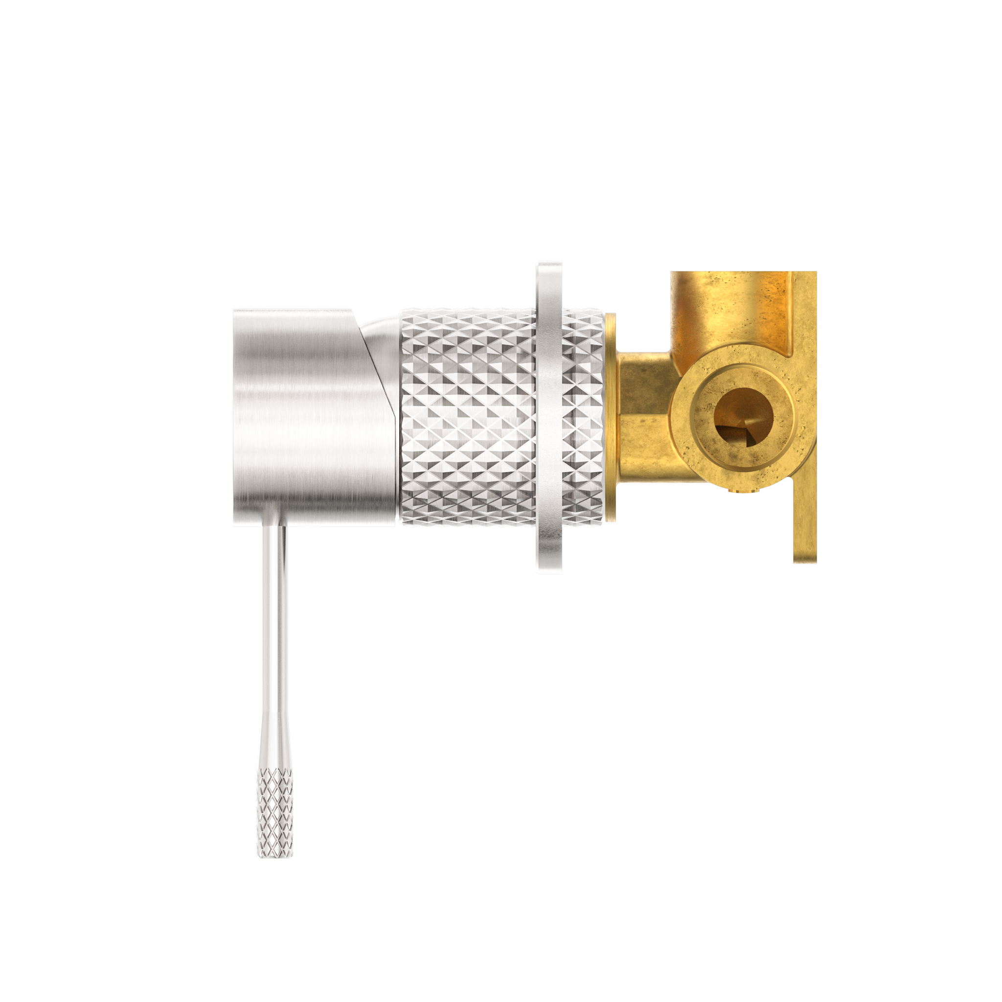OPAL SHOWER MIXER 60MM PLATE BRUSHED NICKEL