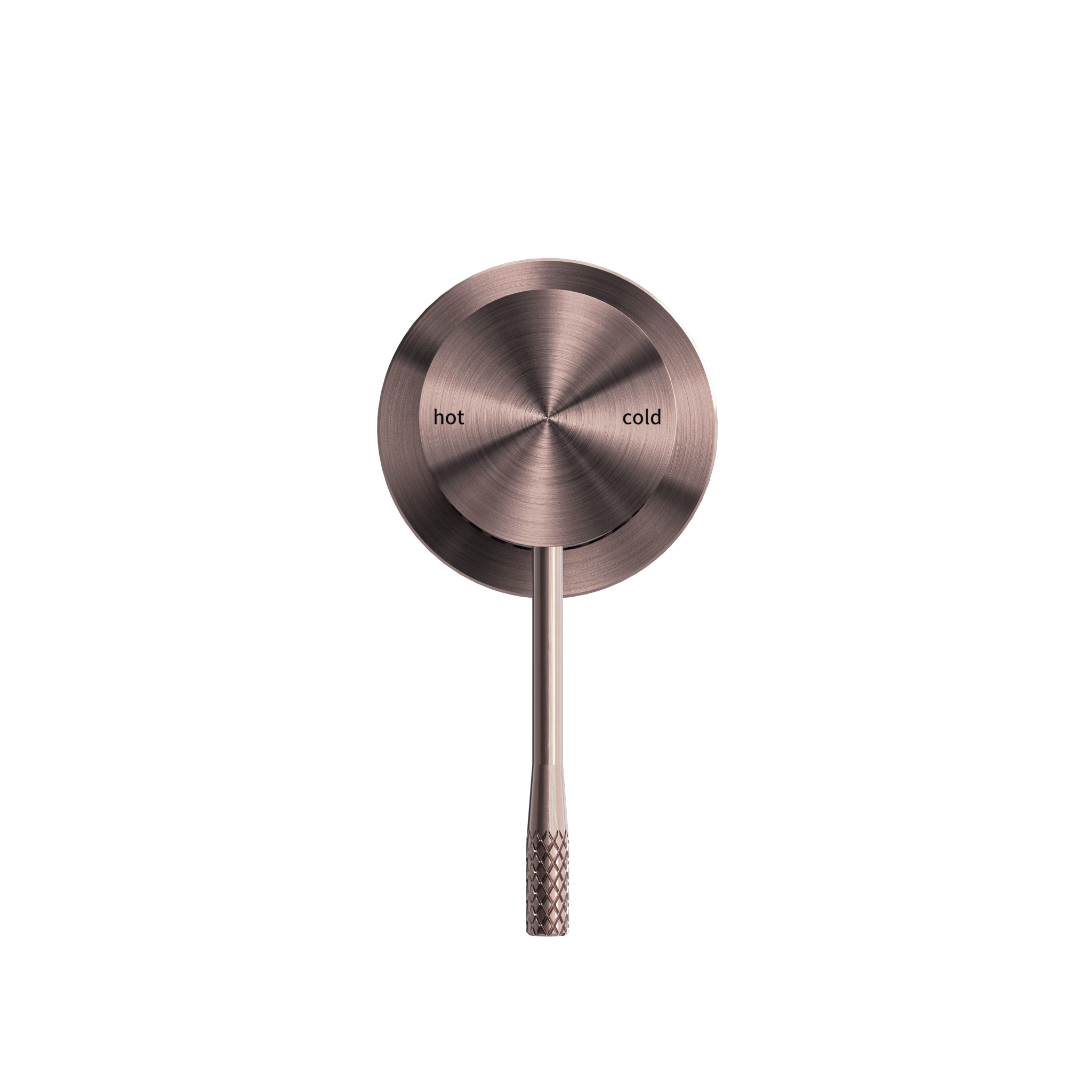 OPAL SHOWER MIXER 60MM PLATE BRUSHED BRONZE