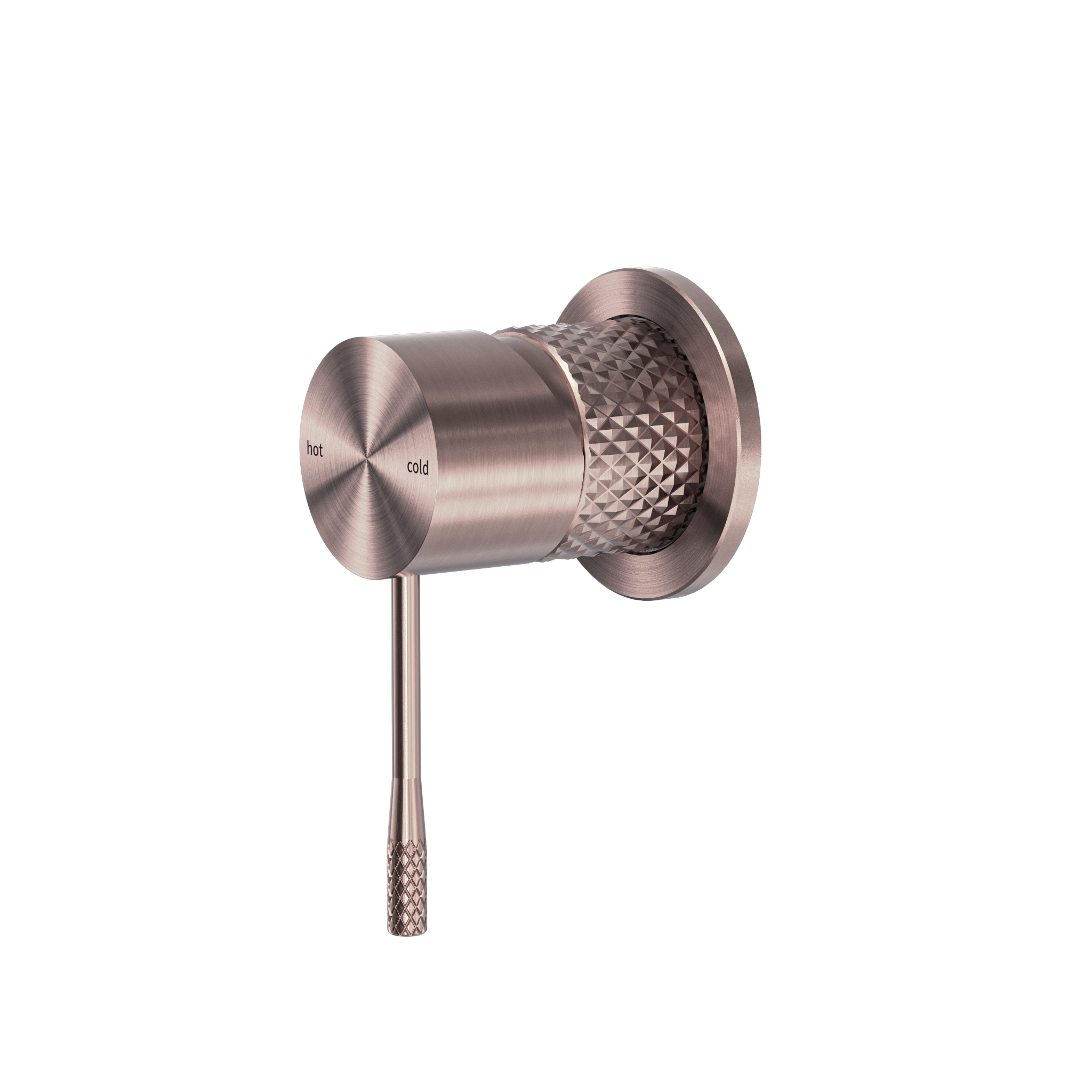 OPAL SHOWER MIXER 60MM PLATE BRUSHED BRONZE