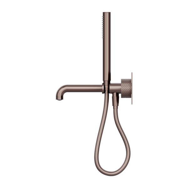 OPAL PROGRESSIVE SHOWER SYSTEM WITH SPOUT 250MM BRUSHED BRONZE