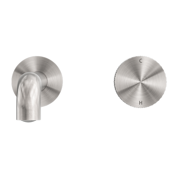 OPAL PROGRESSIVE WALL BASIN/BATH SET 230MM BRUSHED NICKEL
