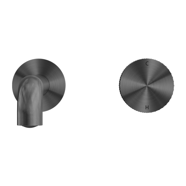 OPAL PROGRESSIVE WALL BASIN/BATH SET 185MM GRAPHITE