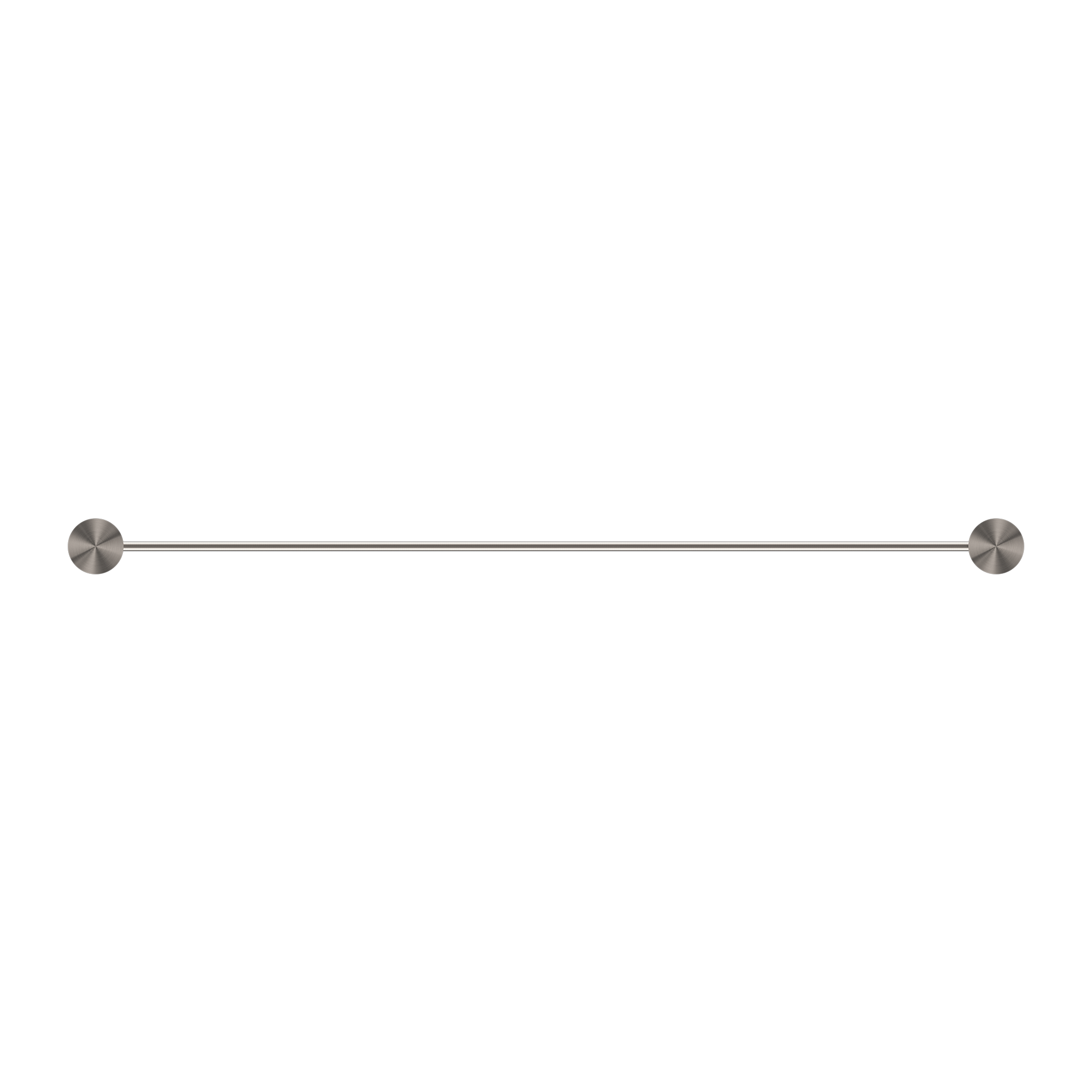 OPAL DOUBLE TOWEL RAIL 600MM BRUSHED NICKEL