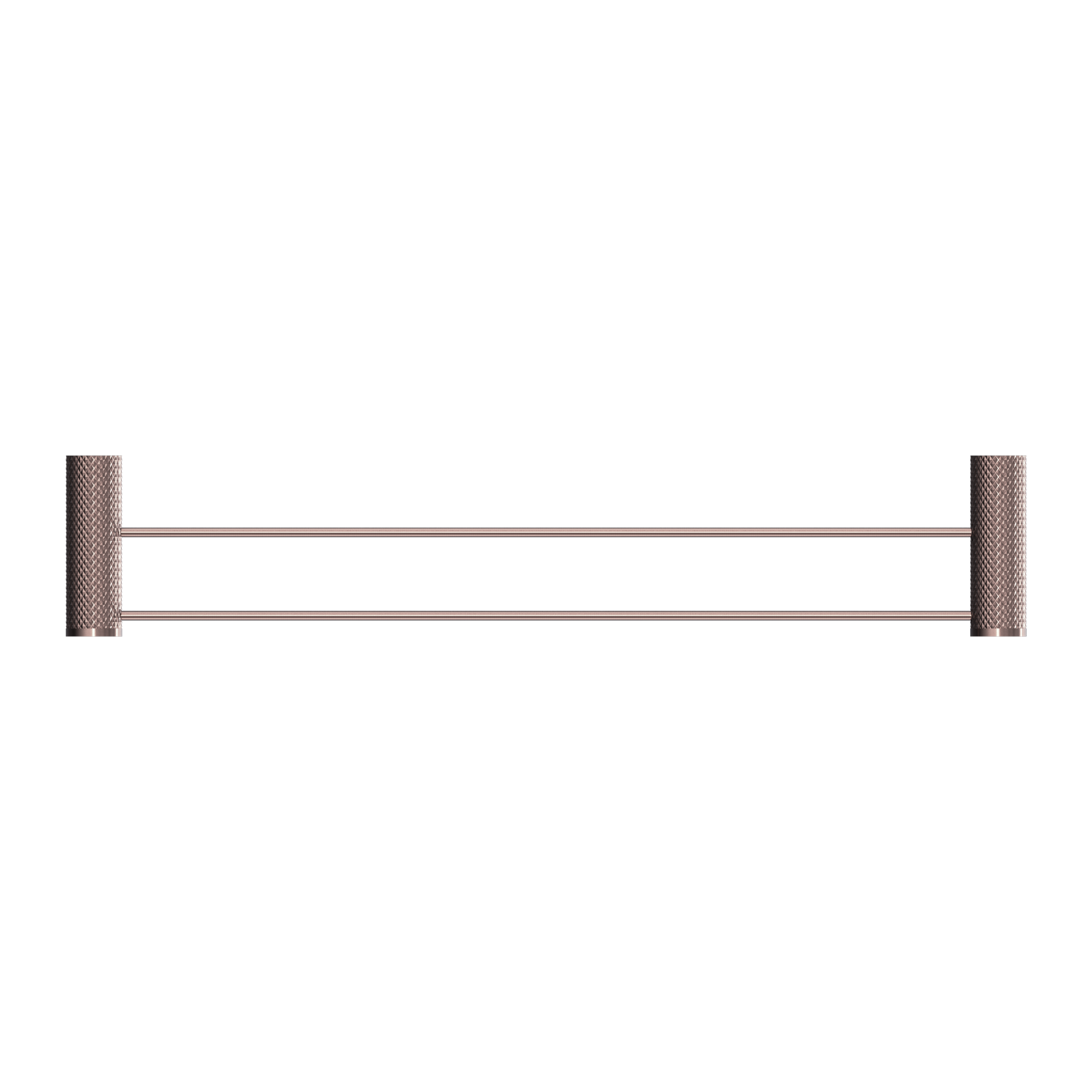 OPAL DOUBLE TOWEL RAIL 600MM BRUSHED BRONZE
