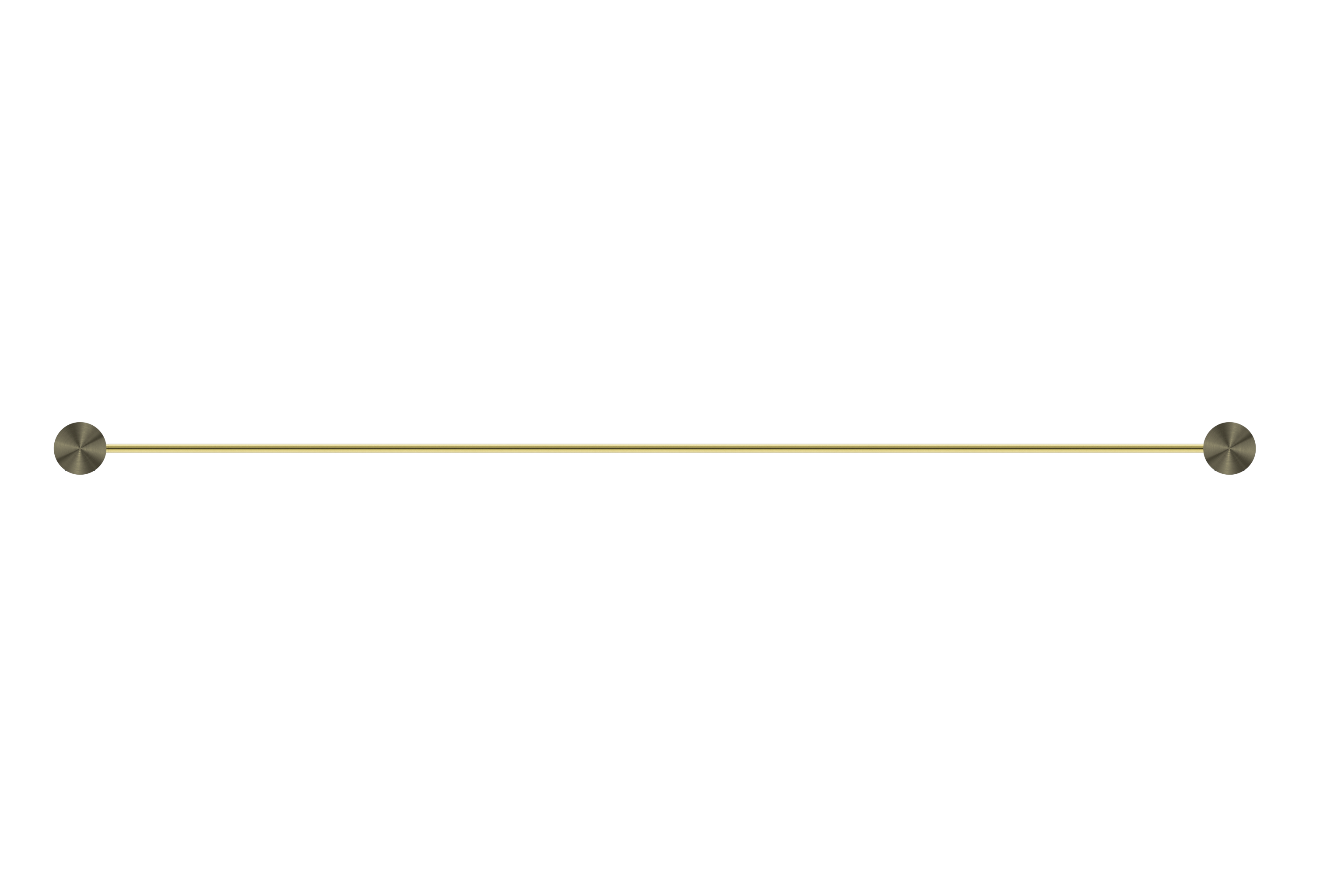 OPAL SINGLE TOWEL RAIL 800MM BRUSHED GOLD