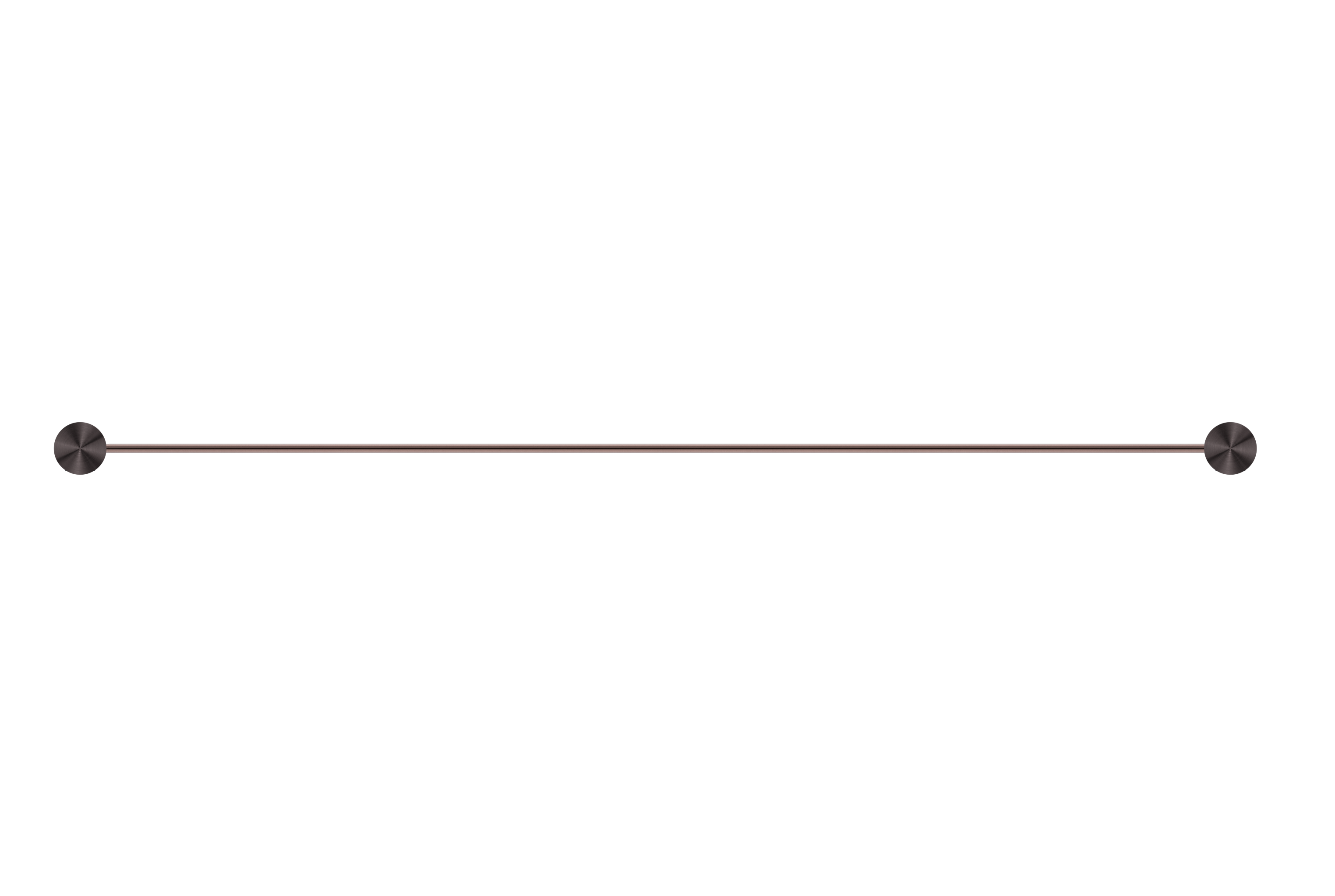 OPAL SINGLE TOWEL RAIL 800MM BRUSHED BRONZE