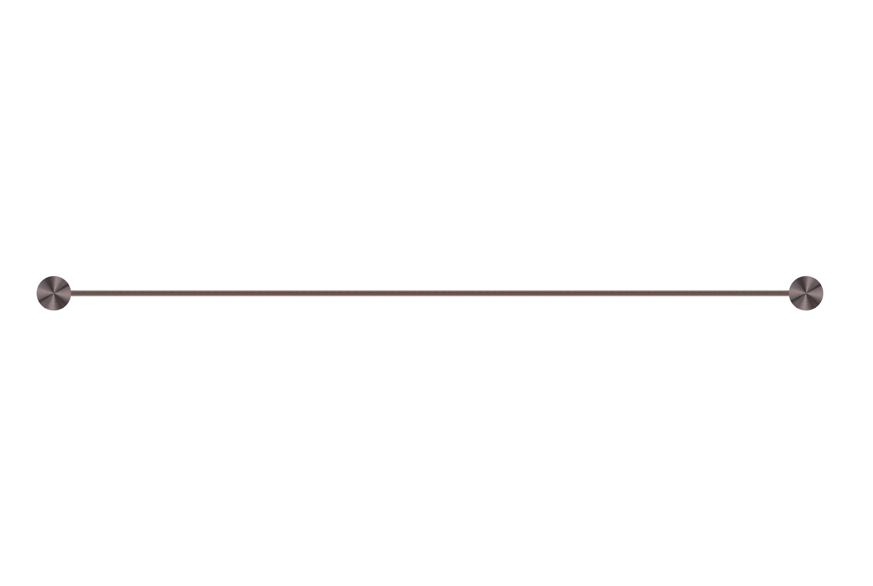 OPAL DOUBLE TOWEL RAIL 800MM BRUSHED BRONZE