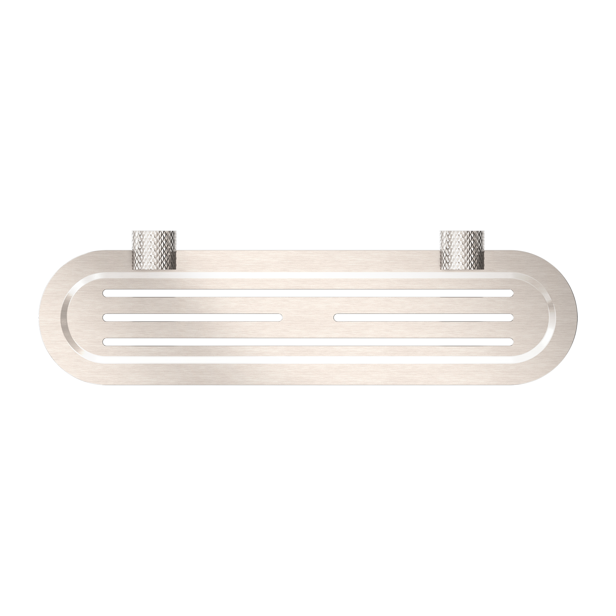 OPAL METAL SHOWER SHELF BRUSHED NICKEL