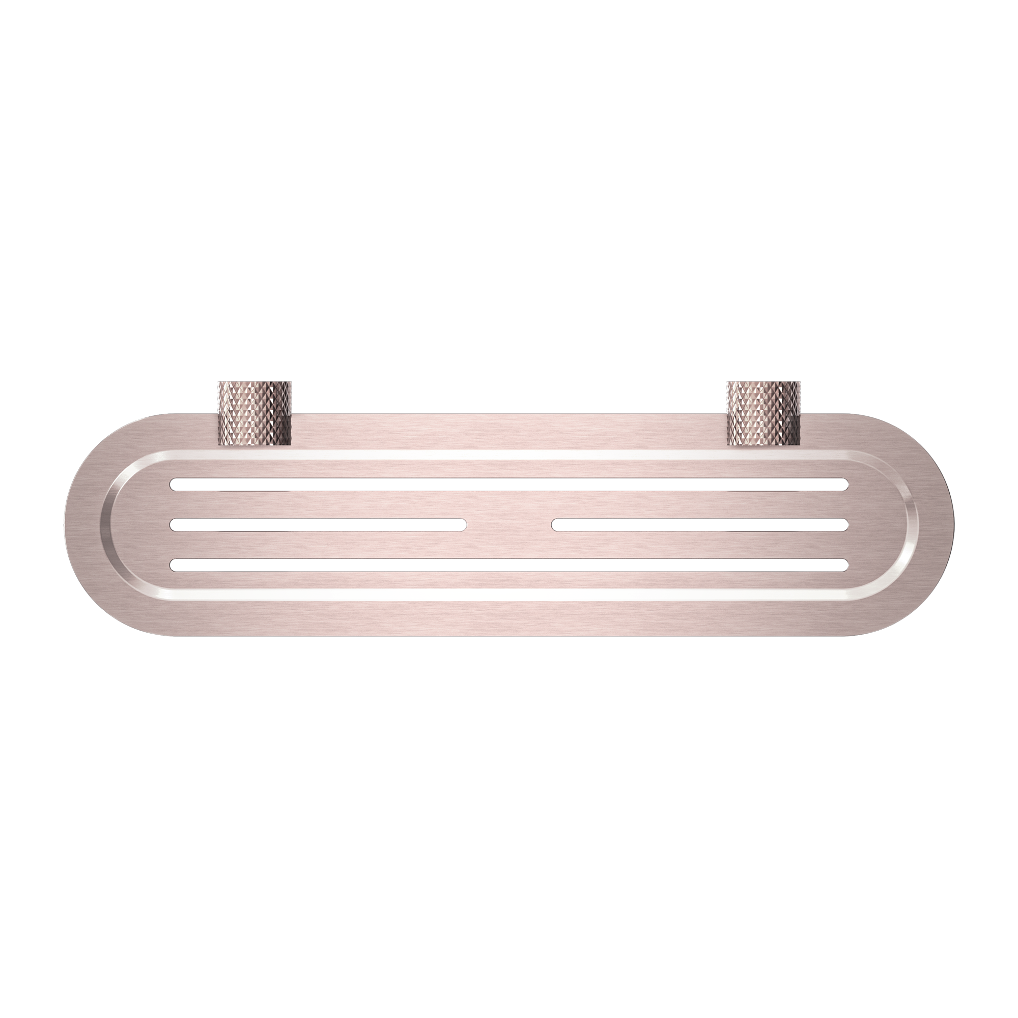 OPAL METAL SHOWER SHELF BRUSHED BRONZE