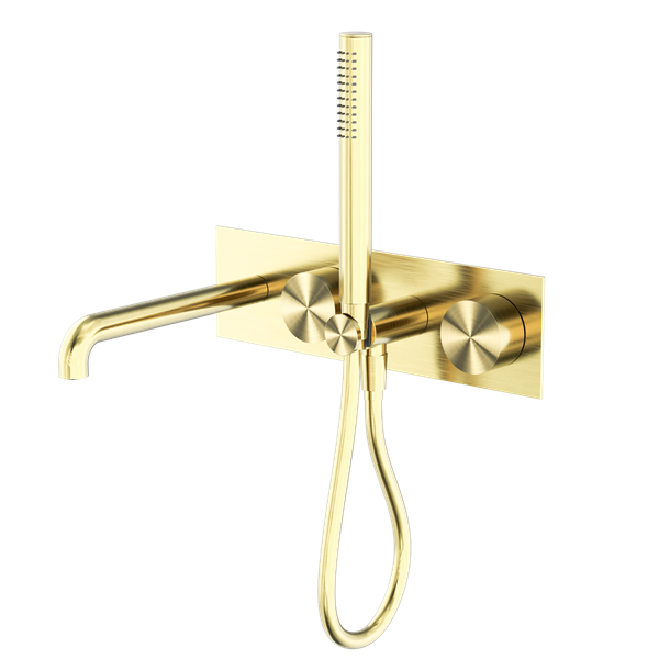 KARA PROGRESSIVE SHOWER SYSTEM WITH SPOUT 230MM BRUSHED GOLD