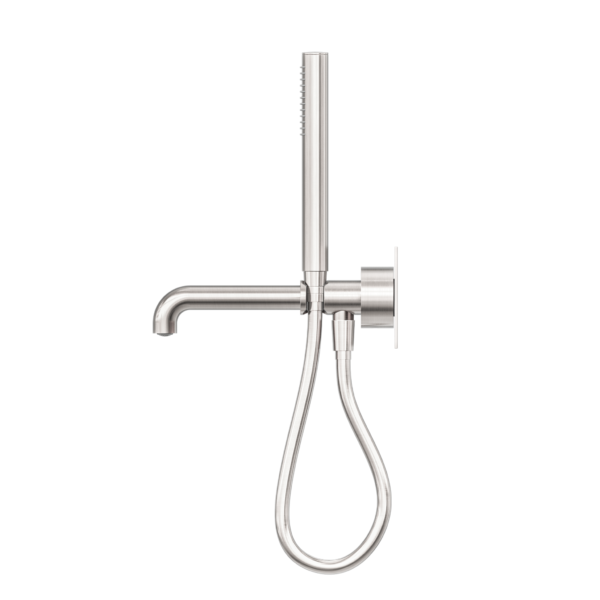 KARA PROGRESSIVE SHOWER SYSTEM WITH SPOUT 250MM BRUSHED NICKEL