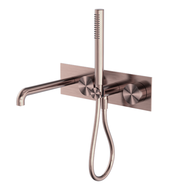 KARA PROGRESSIVE SHOWER SYSTEM WITH SPOUT 230MM BRUSHED BRONZE