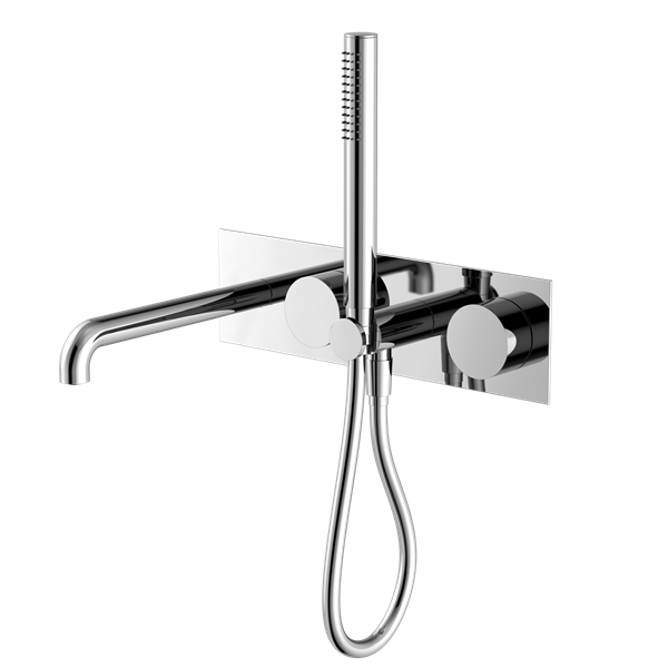 KARA PROGRESSIVE SHOWER SYSTEM WITH SPOUT 230MM CHROME