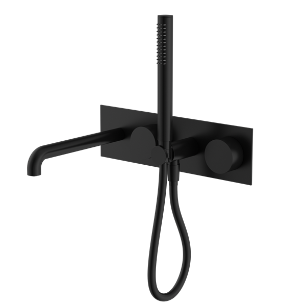 KARA PROGRESSIVE SHOWER SYSTEM WITH SPOUT 230MM MATTE BLACK