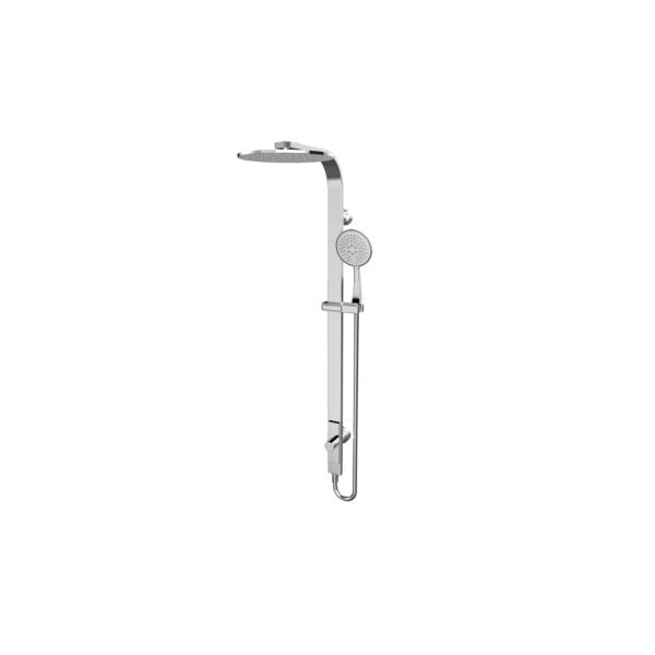 ASTRA RAIN ROUND TWIN SHOWER SINGLE HOSE CHROME