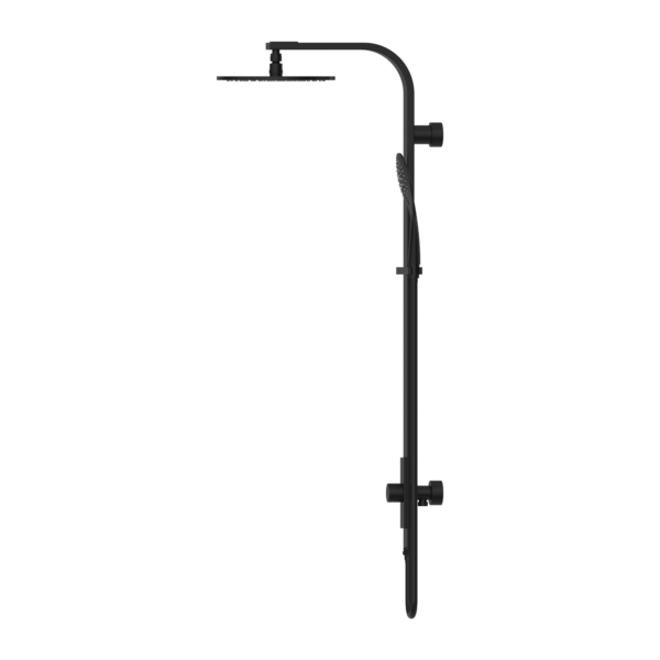 ASTRA RAIN ROUND TWIN SHOWER SINGLE HOSE MATTE BLACK