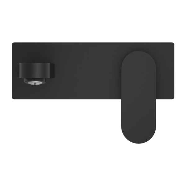 ECCO WALL BASIN/BATH MIXER MATTE BLACK