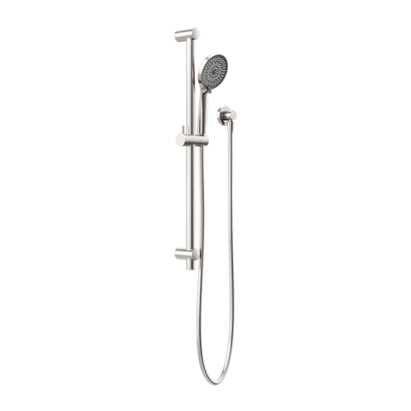ROUND METAL PROJECT RAIL SHOWER BRUSHED NICKEL