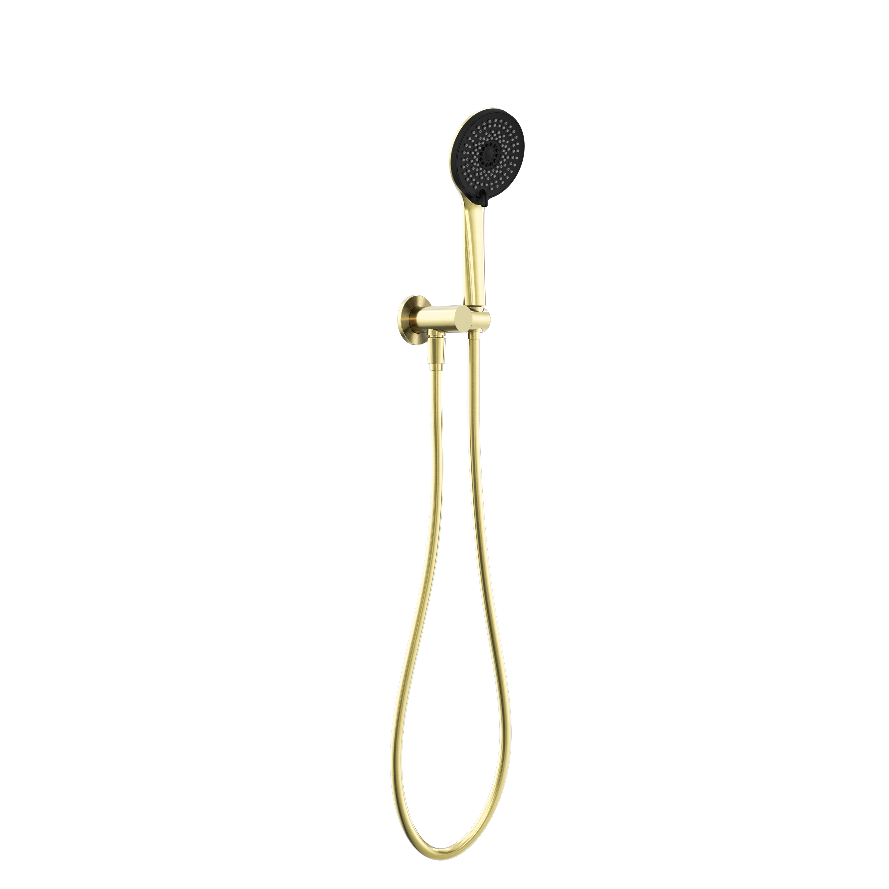 PROJECT ROUND SHOWER ON BRACKET 4 STAR RATING BRUSHED GOLD