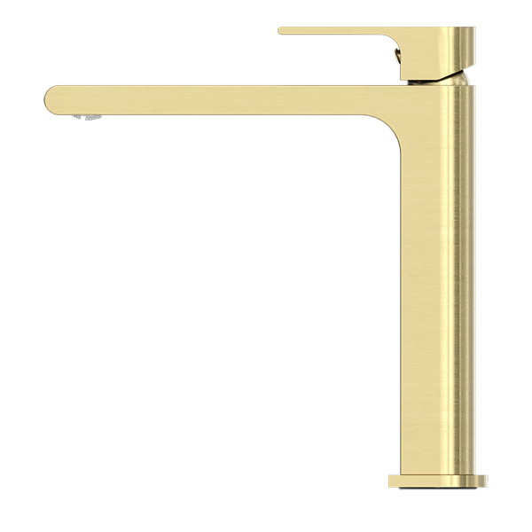 BIANCA MID TALL BASIN MIXER BRUSHED GOLD