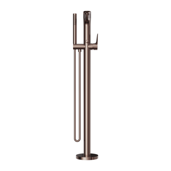 BIANCA FREESTANDING BATH MIXER WITH HAND SHOWER BRUSHED BRONZE