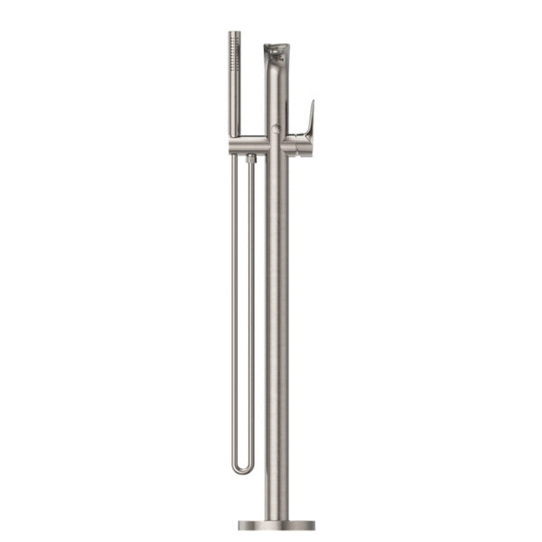 BIANCA FREESTANDING BATH MIXER WITH HAND SHOWER BRUSHED NICKEL