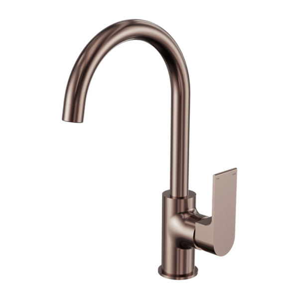 BIANCA KITCHEN MIXER GOOSENECK SPOUT BRUSHED BRONZE