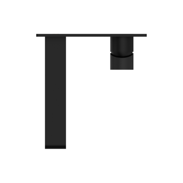 BIANCA WALL BASIN/BATH MIXER 187MM MATTE BLACK