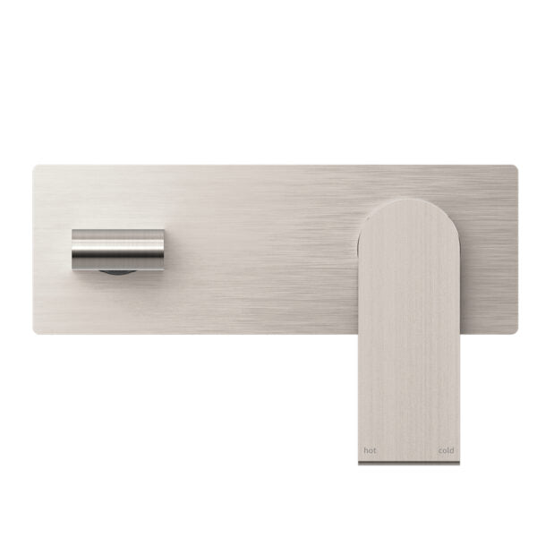 BIANCA WALL BASIN/BATH MIXER 187MM BRUSHED NICKEL