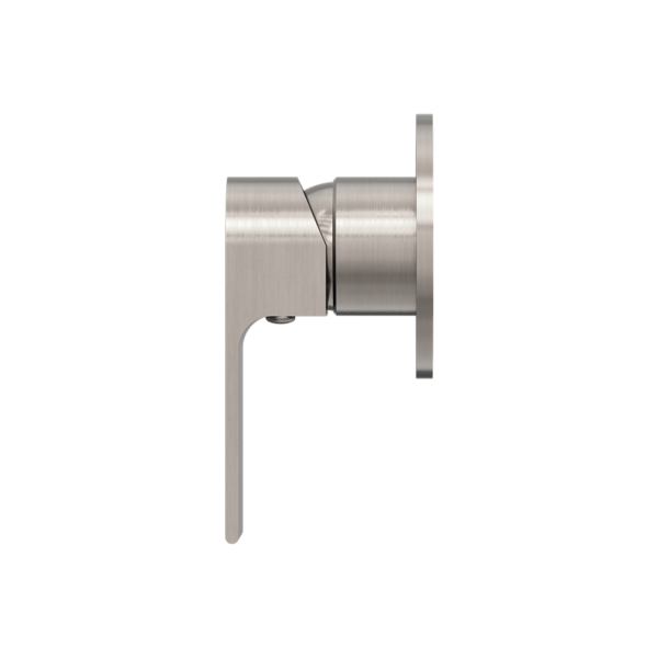BIANCA SHOWER MIXER 80MM PLATE BRUSHED NICKEL