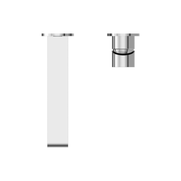 BIANCA WALL BASIN/BATH MIXER SEPARATE BACK PLATE 187MM CHROME