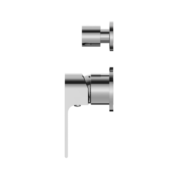 BIANCA SHOWER MIXER WITH DIVERTOR SEPARATE BACK PLATE CHROME